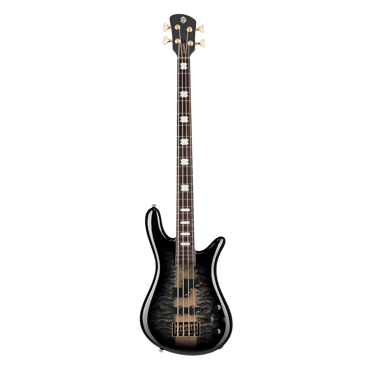 Spector ICON NS-2 Neck-Through Series 4-String Bass Guitar - Black Satin