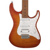 Suhr Standard Plus, Roasted Maple Fingerboard - Trans Honey Amber Burst - New