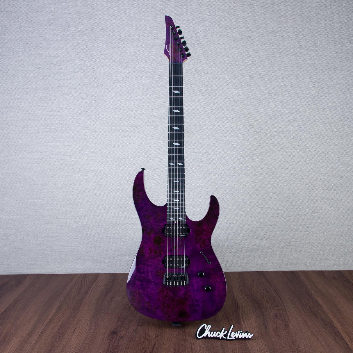 Legator N6SS Ninja Super Shred Series Electric Guitar - Magenta Burl
