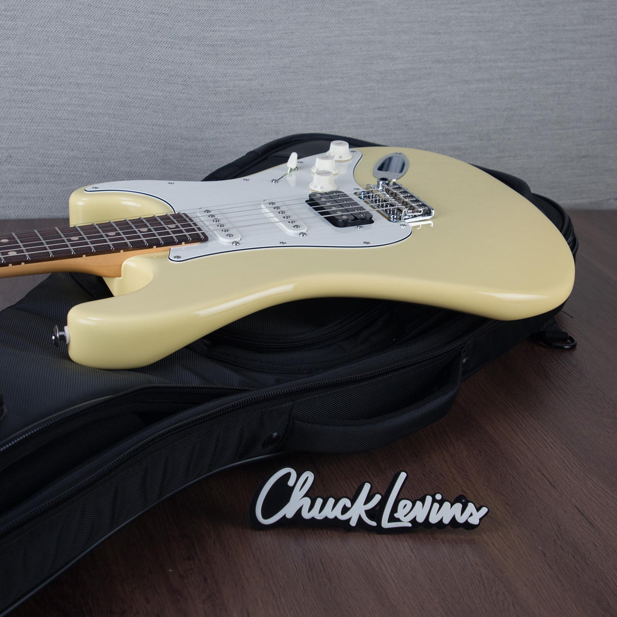 Suhr Classic S HSS Electric Guitar,Rosewood Fingerboard - Vintage Yellow - #86540