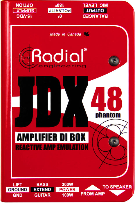 Radial Engineering JDX48 Reactor Guitar Amp Direct Box