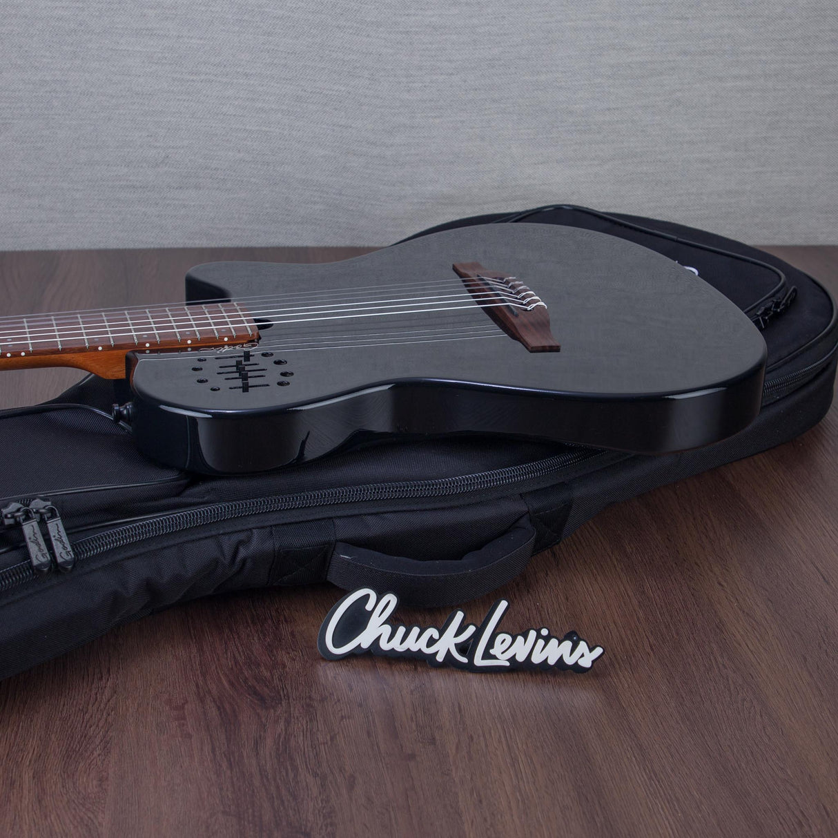 Godin Multiac Mundial Nylon String Acoustic Electric Guitar - Onyx Black - #24309704