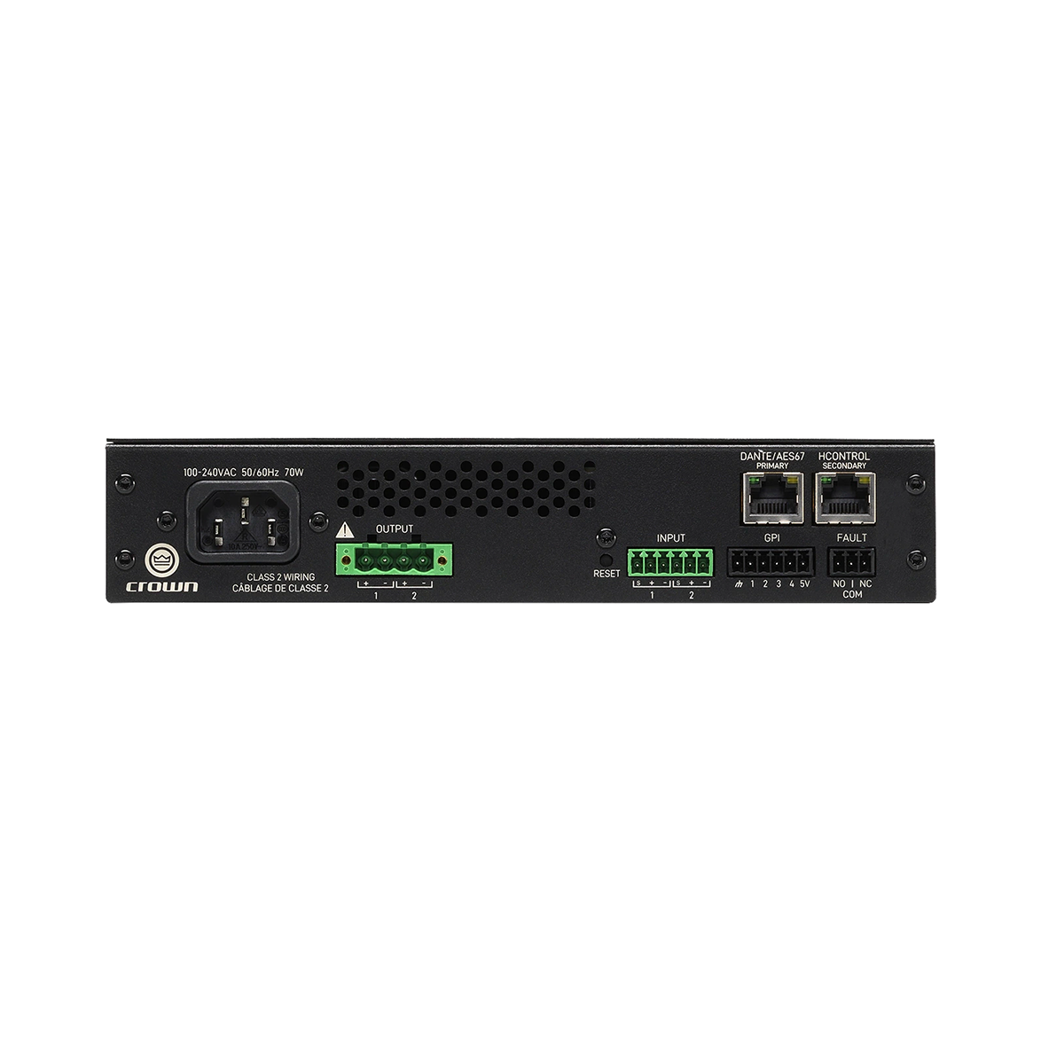 Crown Audio CTD-2125 2-Channel 125-Watt per Channel Power Amplifier - 1/2-Rack