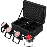 Chauvet DJ Freedom Par Q12 Battery-Powered RGBA LED Fixture - 4 Pack