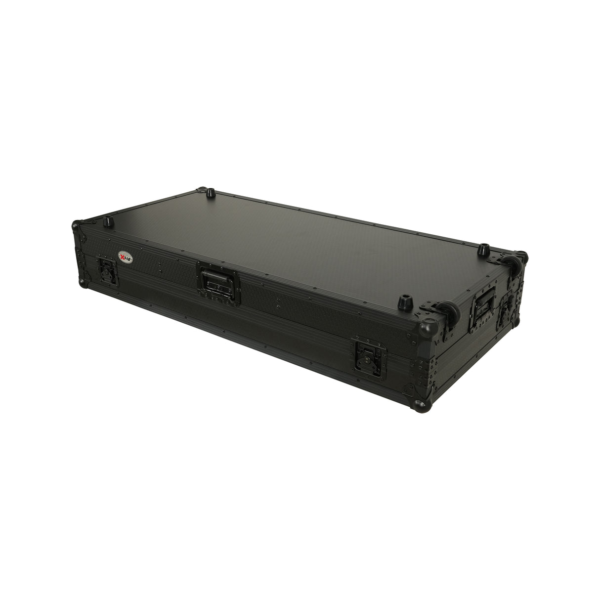Pro X XS-CDM3KV10A9 WLTBL Fits 2x Pioneer CDJ 3000X Case / Pioneer DJM V10 / A9 Mixer w/ Laptop Shelf, All Black and Low profile Wheels