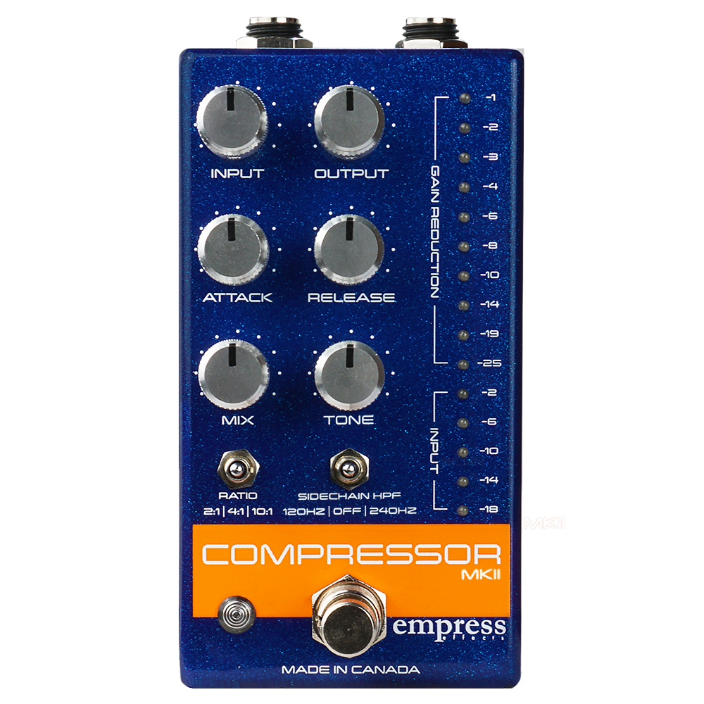 Empress Effects Compressor MKII Pedal - Blue Sparkle