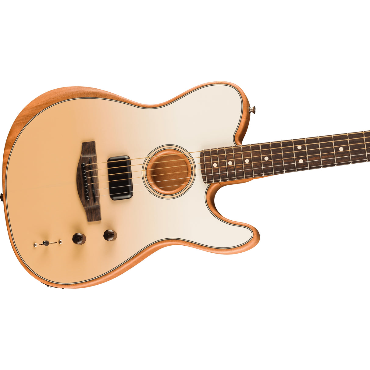 Fender FINNEAS Acoustasonic Player Telecaster Acoustic Guitar - Cappuccino Fade