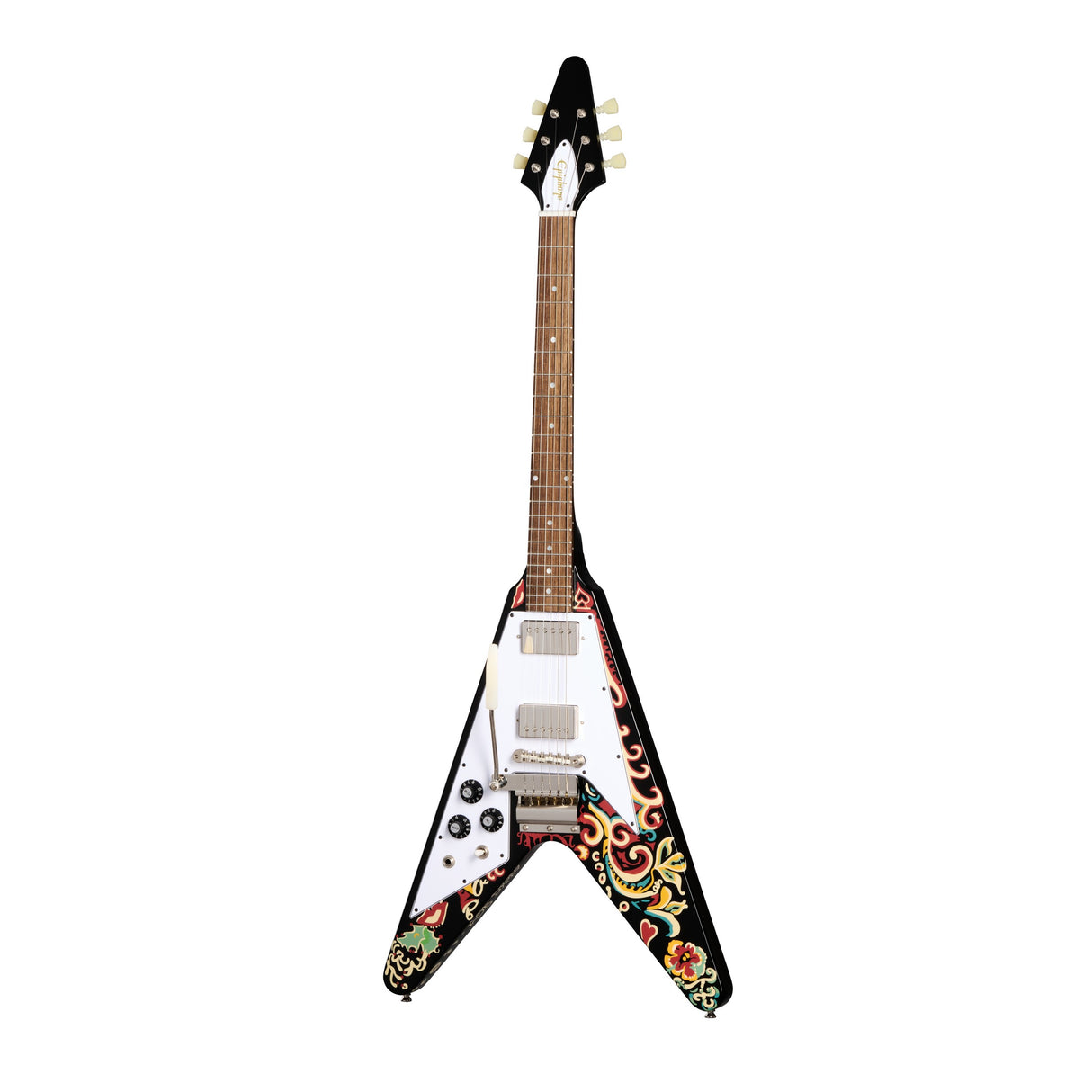 Epiphone Jimi Hendrix "Love Drops" Left-Handed Flying V Electric Guitar
