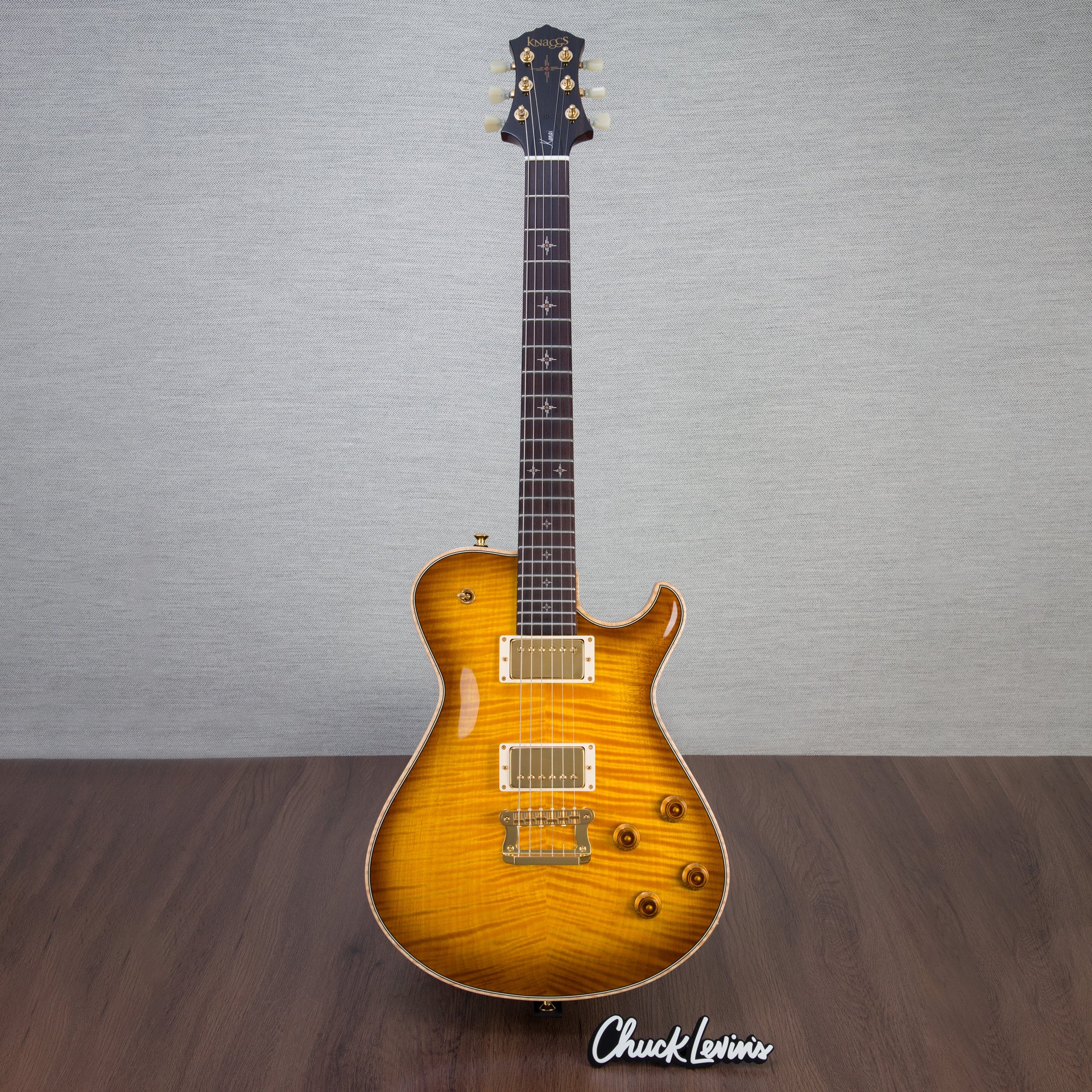 Knaggs Kenai Electric Guitar - Hickory Burst - #1935 – Chuck
