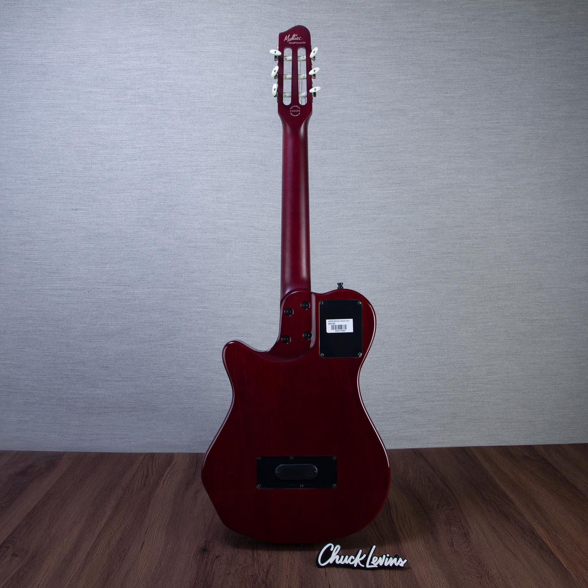 Godin MultiAc Grand Concert SA Nylon String Acoustic-Electric Guitar - Trans Black - CHUCKSCLUSIVE - #26317989