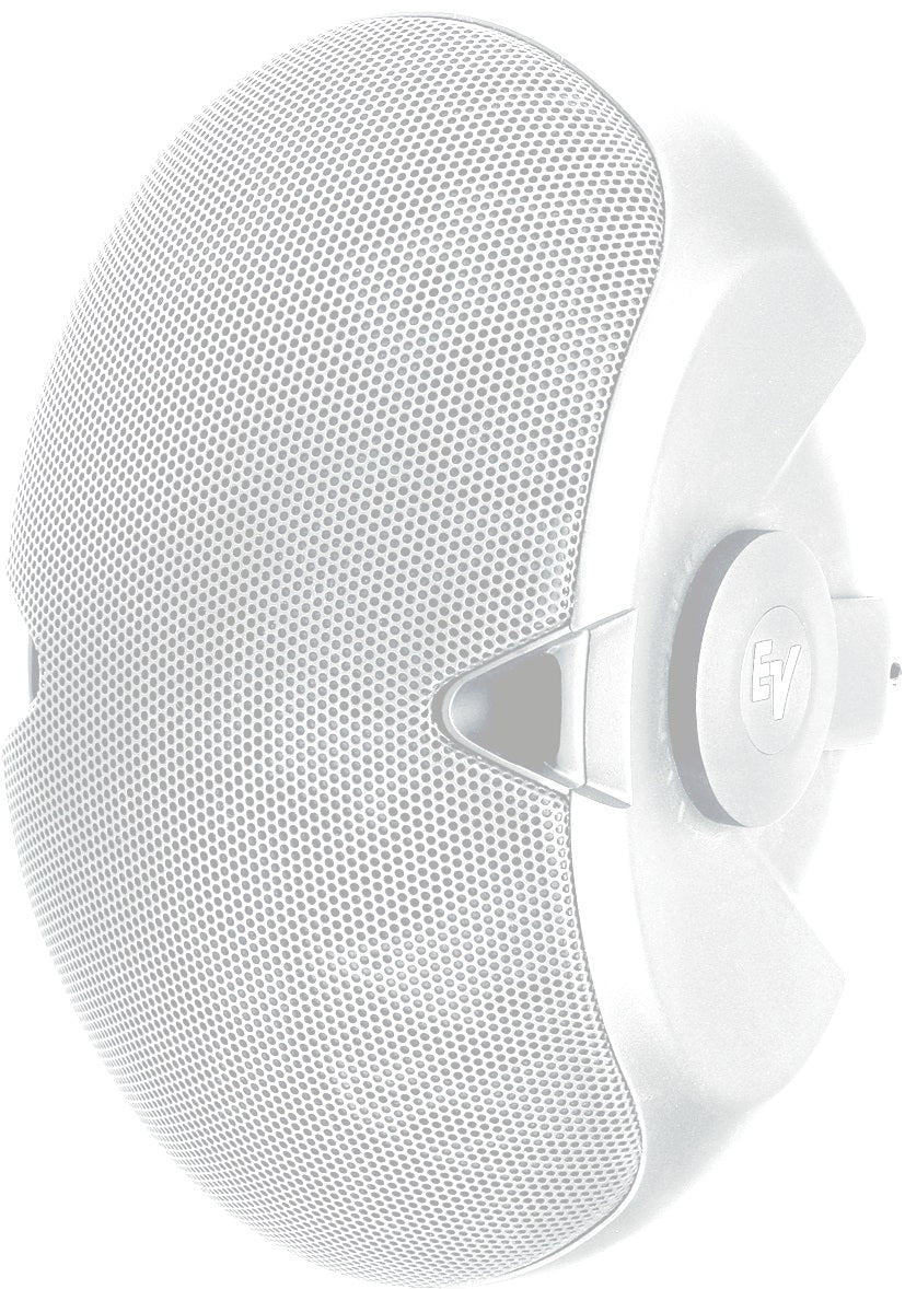 Electro-Voice EVID 6.2TW Dual 6" Two-Way Surface-Mount Loudspeaker Pair with Transformer - White