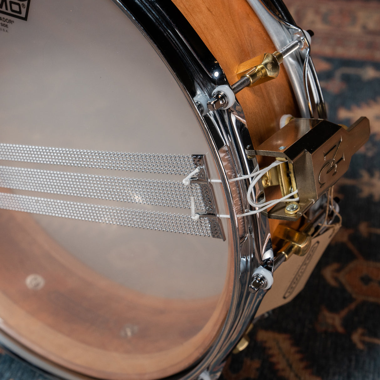 Noble & Cooley 3.875x14-Inch Solid Cherry Shell Snare - Nat. Satin Lacquer