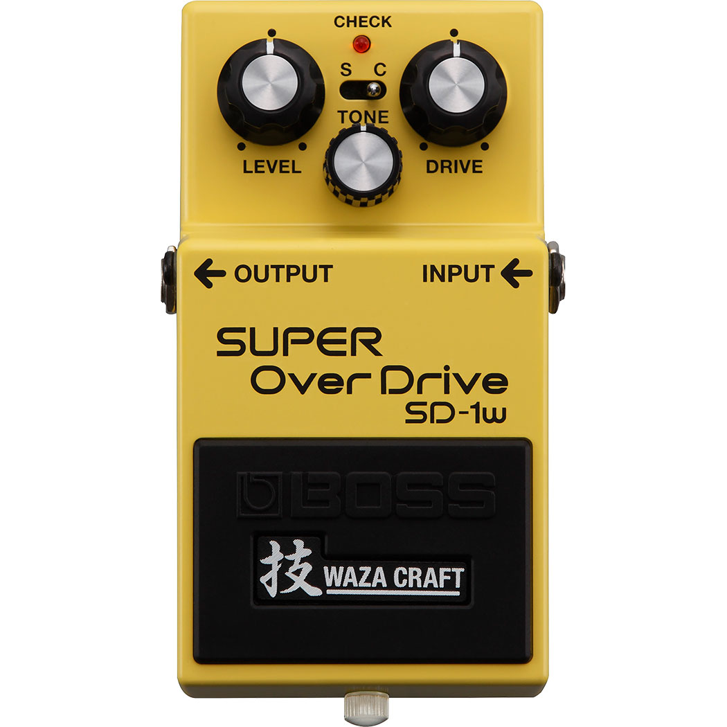 Boss SD-1W Super OverDrive Pedal - Waza Craft - Mint, Open Box