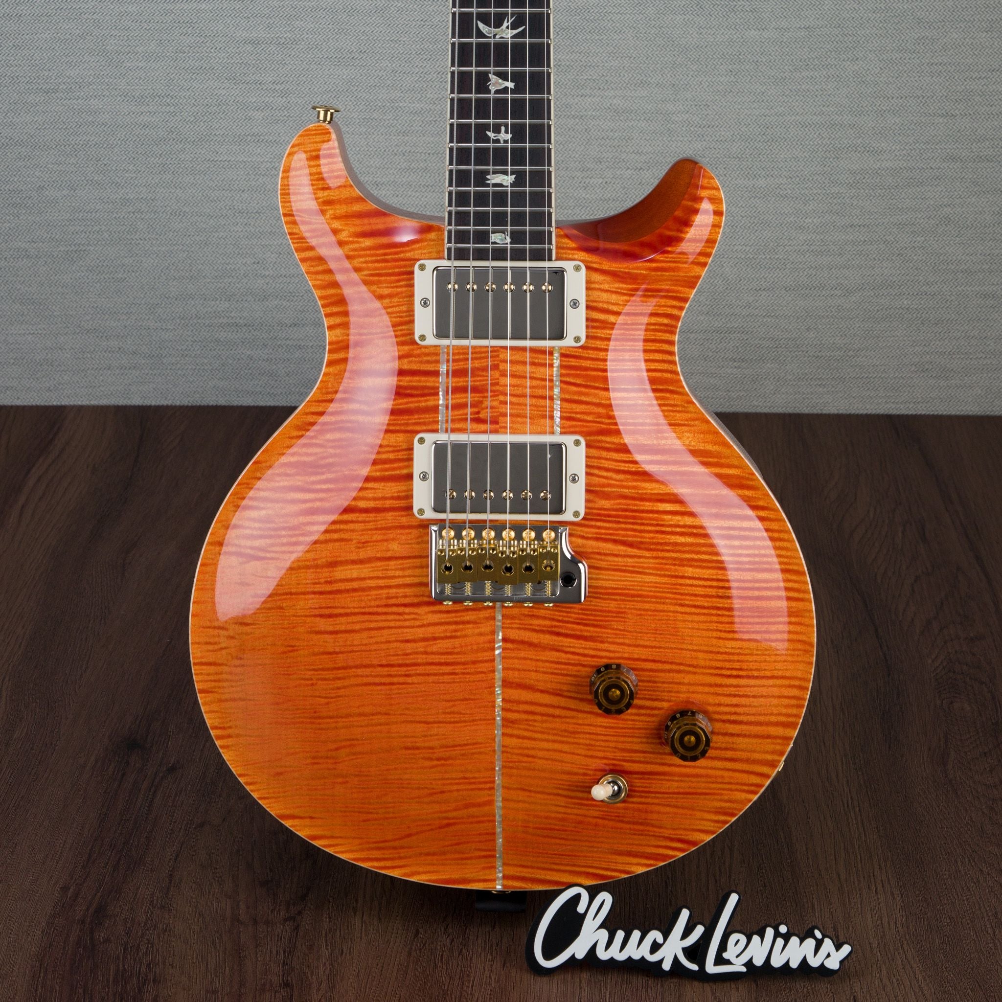 PRS Santana 10-Top Electric Guitar - Orange – Chuck Levin's