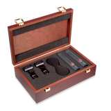 Neumann KM 184 MT Cardioid Condenser Microphone W/ Mount, Screen, and Box - Black Stereo Pair