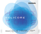 D'Addario Helicore Cello String Set - 4/4 Medium Scale H510