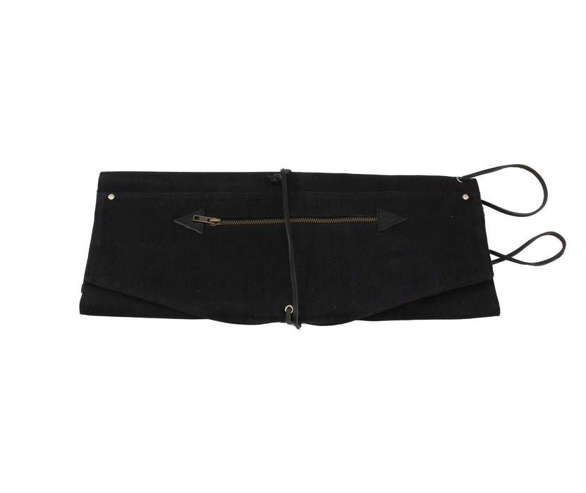 Tackle Waxed Canvas Roll-Up Stick Bag - Black - New,Black