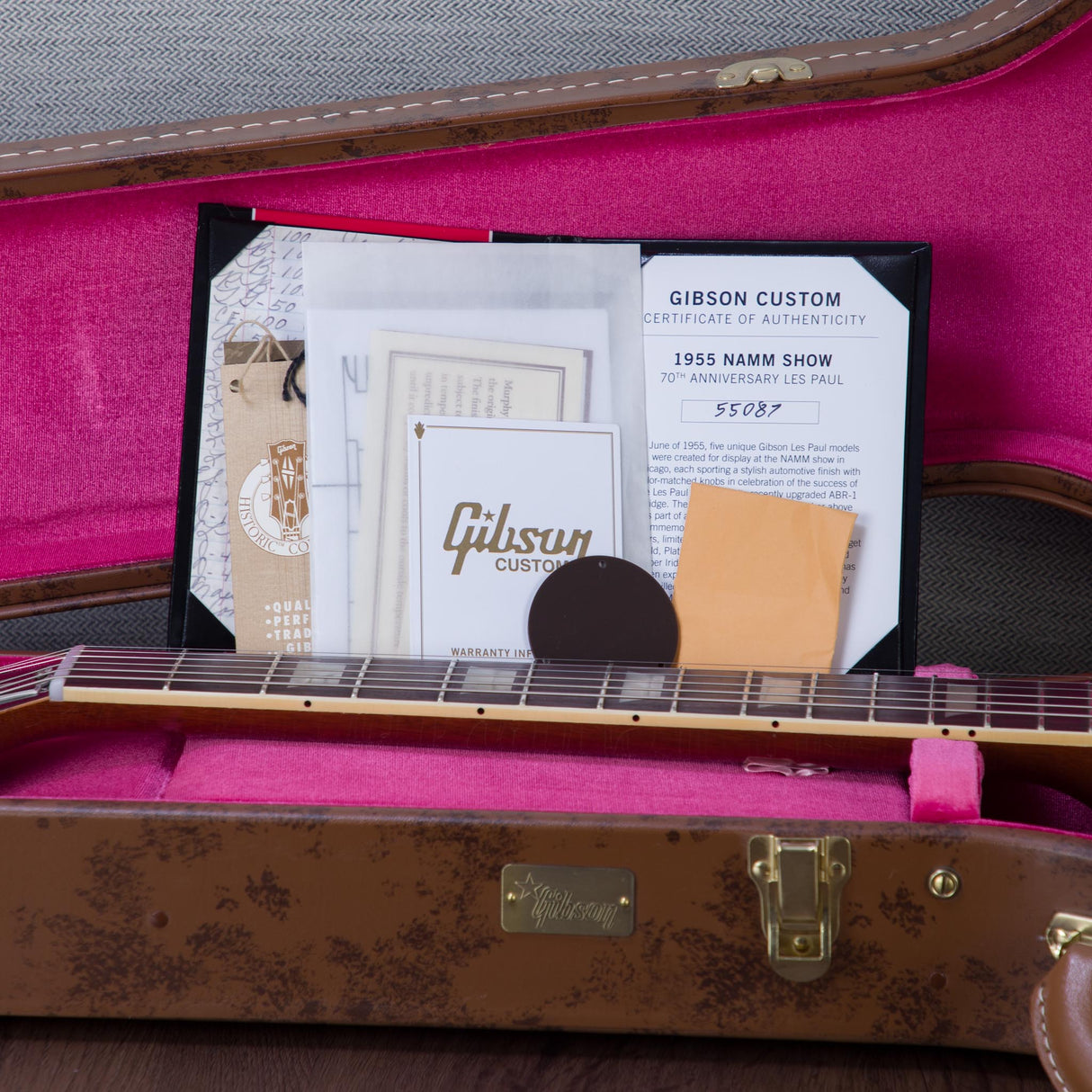 Gibson Custom 1955 NAMM Show Commemorative Edition Les Paul Electric Guitar - Samoa Beige - #55087