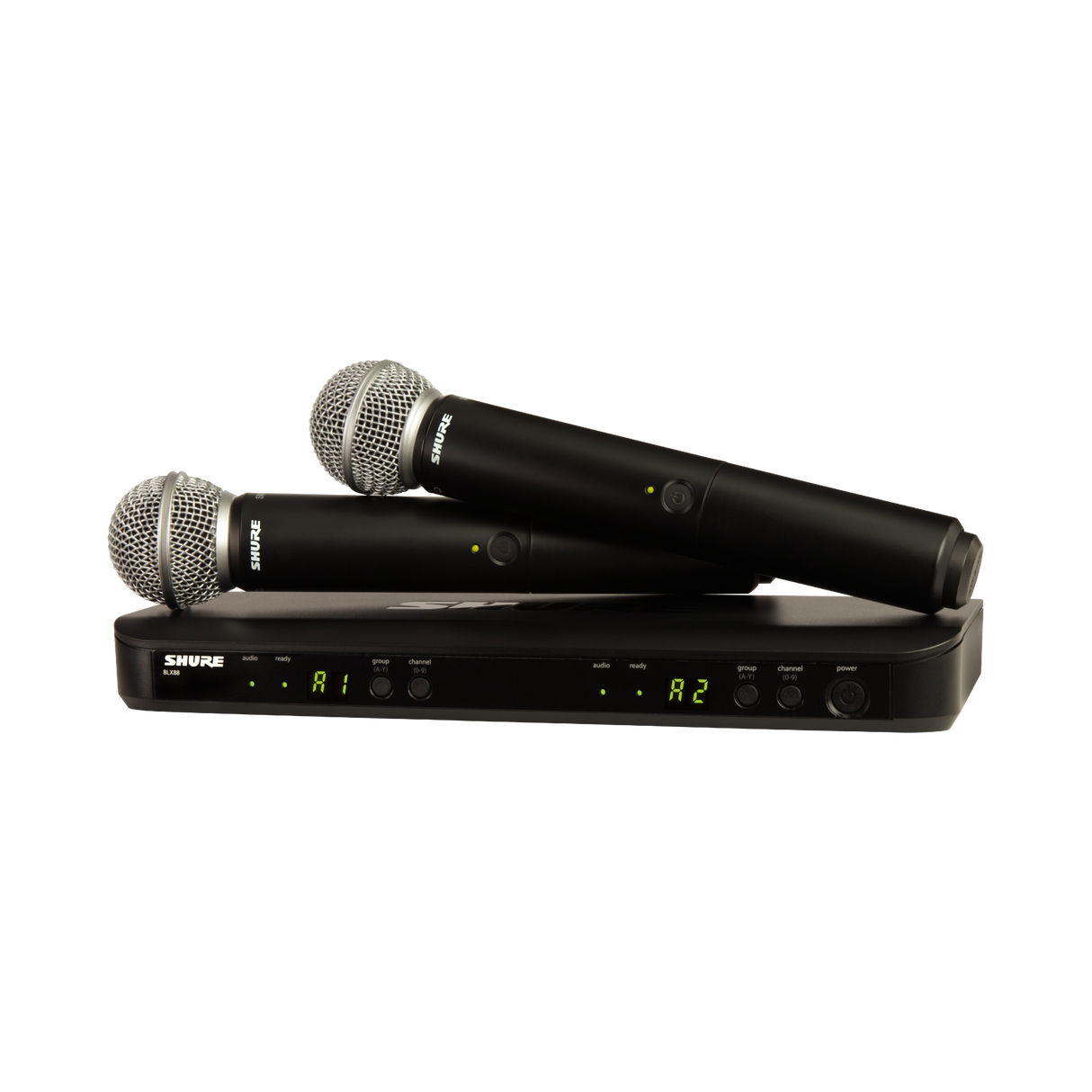 Shure BLX288/SM58 Wireless Dual Vocal System with SM58 - H11 Band