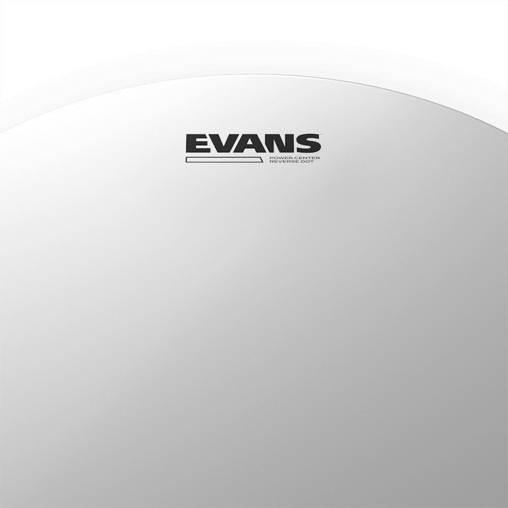 Evans Power Center Reverse Dot Coated Snare Drum Head