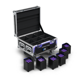 Chauvet DJ Freedom Flex H9 IP X6 Wash Lights with Rolling Case