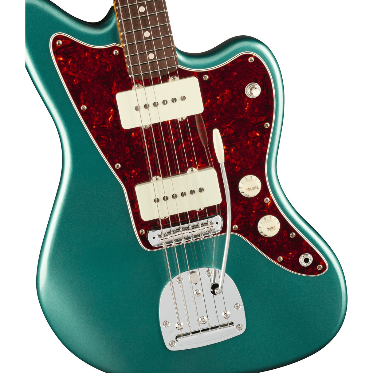 Fender American Professional Classic Jazzmaster Electric Guitar - Faded Shrewood Green Metallic