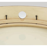LP 20 x 4-Inch Tunable Tar Frame Drum - Black-to-Natural Fade