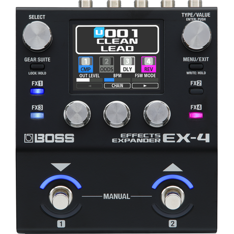 Boss EX-4 Effects Expander Compact Pedalboard Multi-Effects Pedal