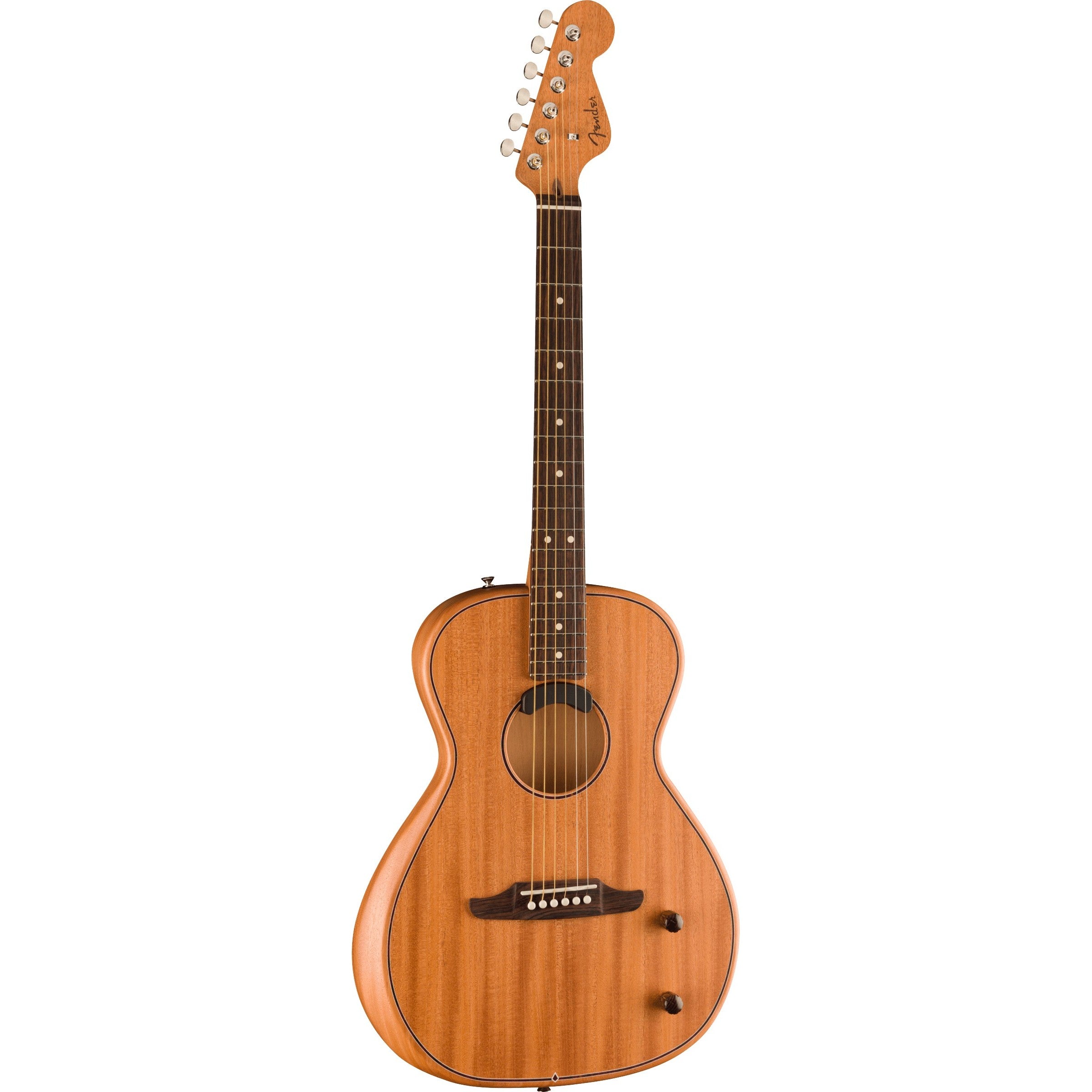 ギター Fender Highway Series Parlor Mahogany Fender Highway Series Parlor Acoustic Electric Guitar - Mahogany