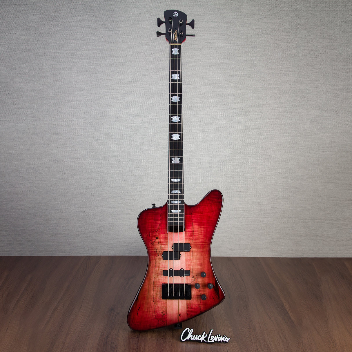 Spector USA Custom NS-2X Bass Guitar - Fire Blackburst - #033