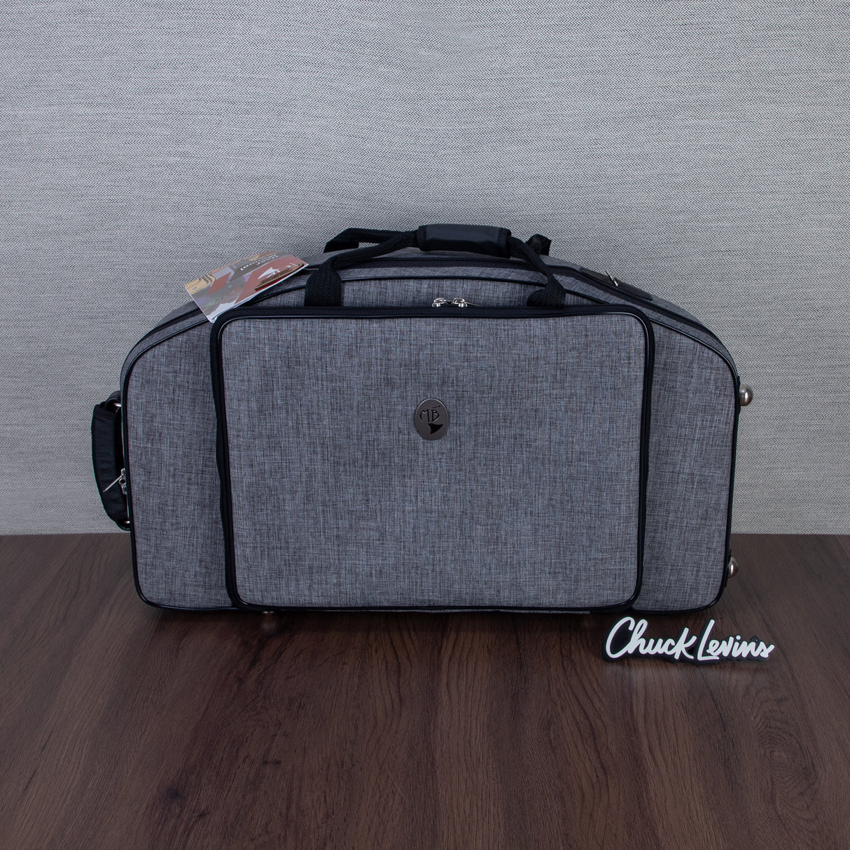 Marcus Bonna Double Case for Alto and Soprano Sax with Curved Detachable Neck - Cationic Gray