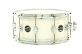 Drum Workshop 14" x 6.5" Performance Series Maple Snare Drum - White Marine