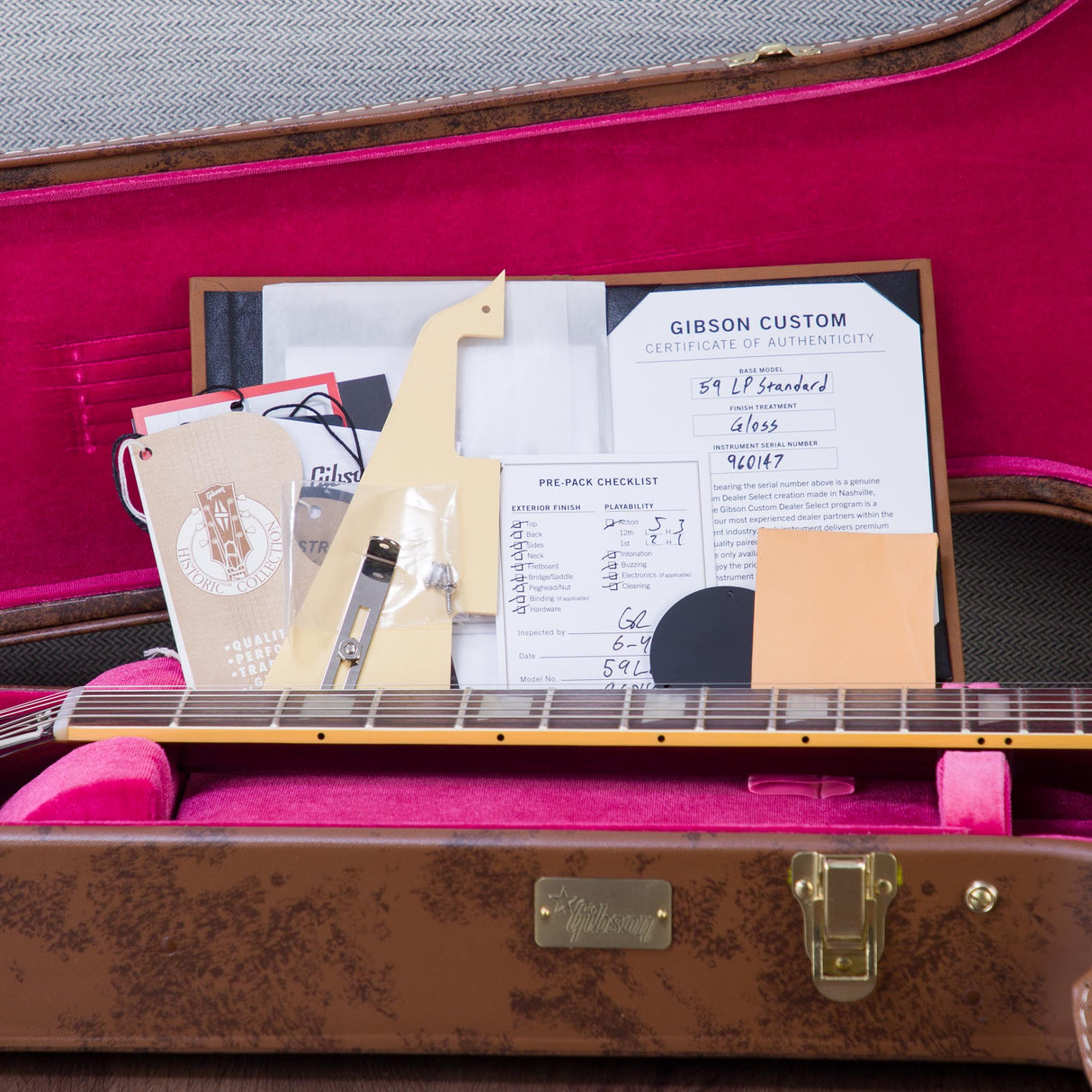 Gibson Custom Shop 1959 Les Paul Standard Reissue 5A Quilt Maple Top Electric Guitar - Faded Tobacco Sunburst - #960147
