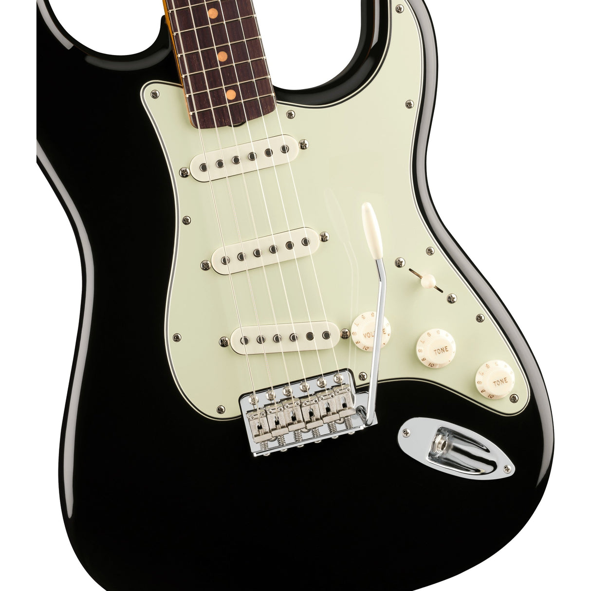 Fender Vintera III Early '60s Stratocaster Electric Guitar, Rosewood Fingerboard, - Black