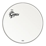 Gretsch GRDHCW24O Coated Bass Drum Head with Offset Logo - New,24-Inch