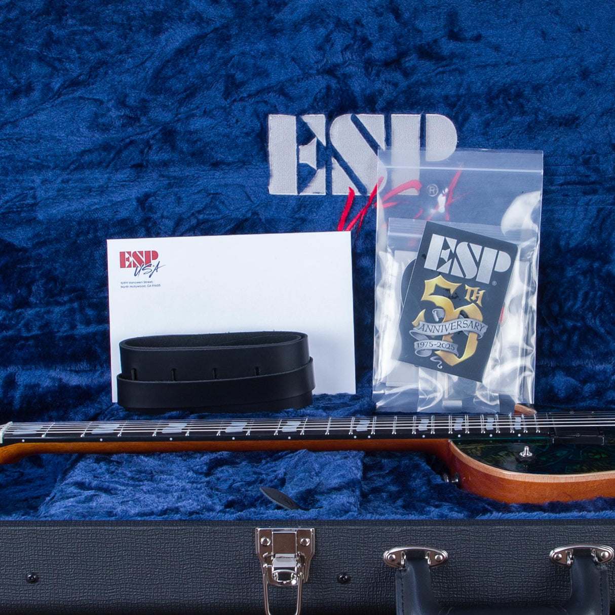 ESP USA Eclipse Electric Guitar - Psychadelic Flame - #US25190