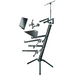 K&M 18860 Spider Pro Keyboard Stand - Black Anodized