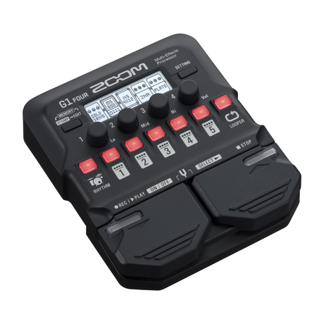 Zoom G1 Four Multi-Effects Guitar Pedal - Mint, Open Box