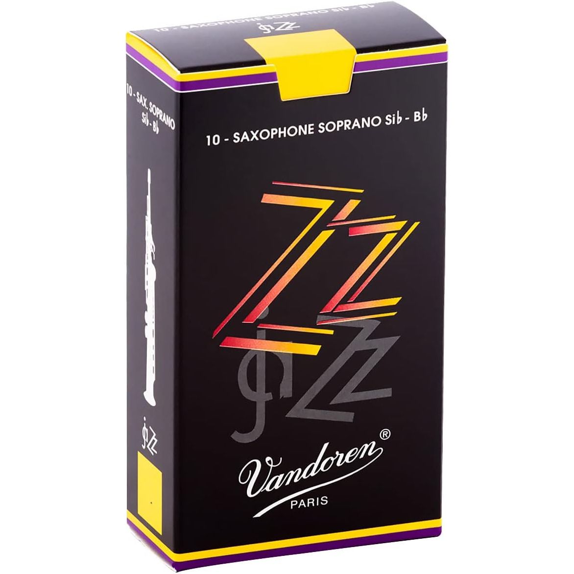 Vandoren ZZ 10-Pack Soprano Saxophone Reeds - 2.5