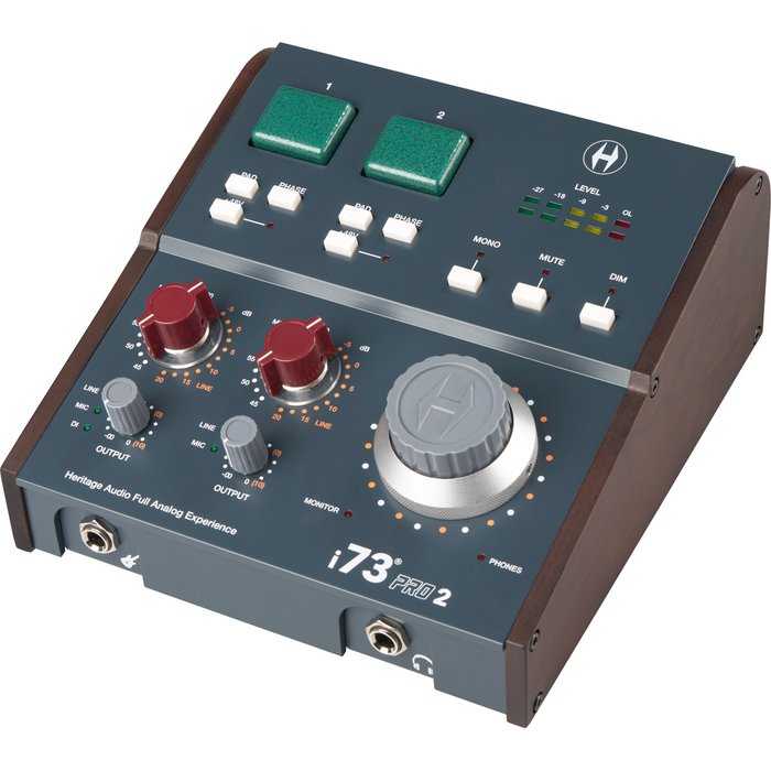 Heritage Audio i73 Pro 2 2x4 USB-C Interface with 2x 73-Style Preamps