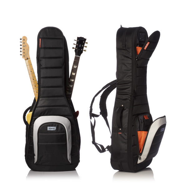 Mono Cases M80-2G-BLK Dual Electric Guitar Case - Black