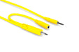 Hosa 3.5mm TS w/ 3.5mm TSF to 3.5mm TS Hopscotch Patch Cable - 45cm