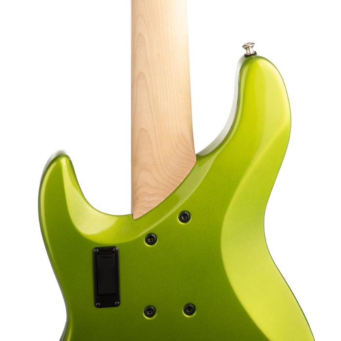 Brubaker JXB-5 Standard Bass Guitar - Green Metallic