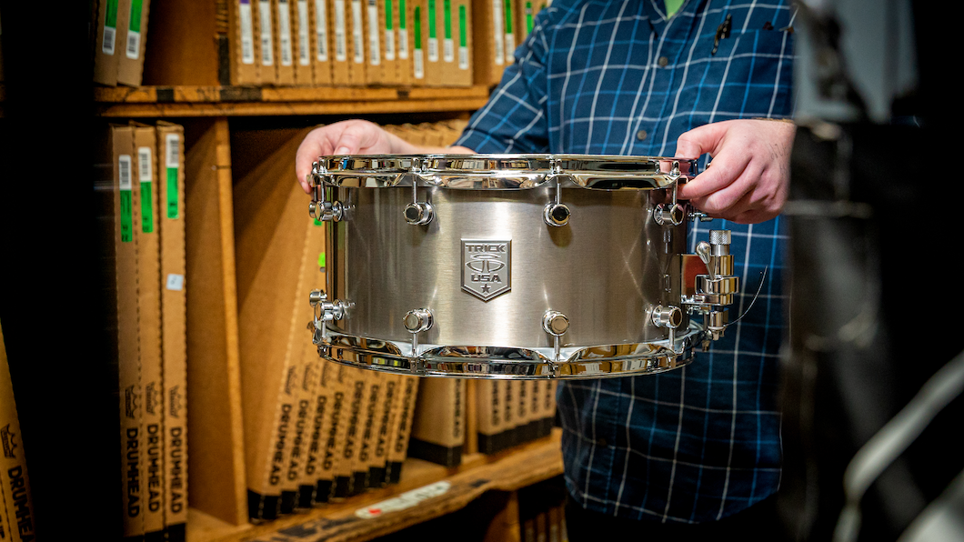 Trick 14 x 6.5-Inch Titanium Snare Drum - Trick Lugs