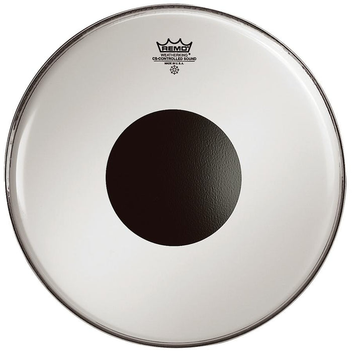 Remo 8" Clear Controlled Sound Drum Head With Black Dot