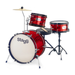 Stagg Tim Jr. 3/16BRD 3-Piece Junior Drum Set With 16" Kick And Hardware - Red