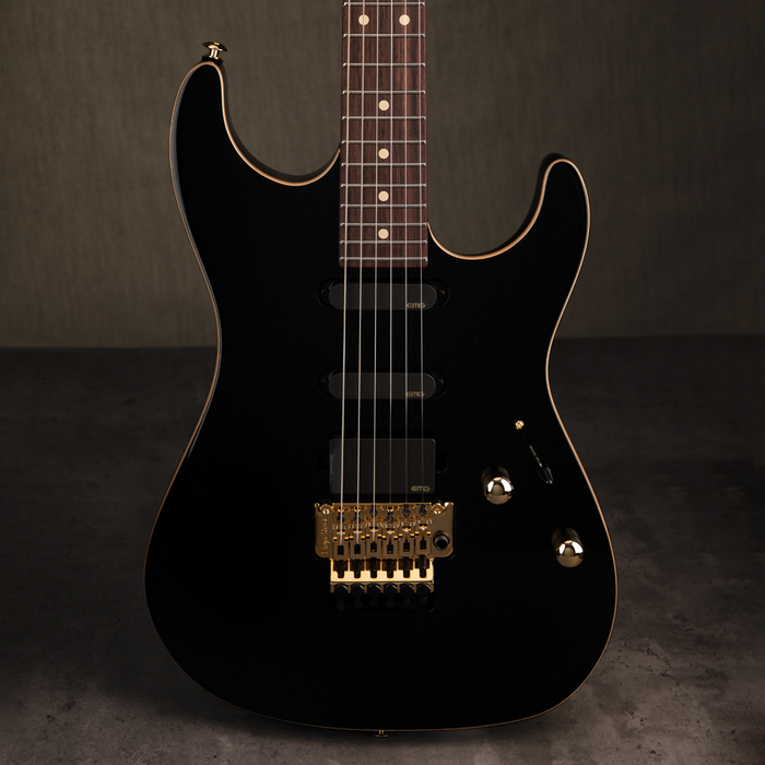 Suhr Standard Legacy Electric Guitar - Black, Floyd Rose