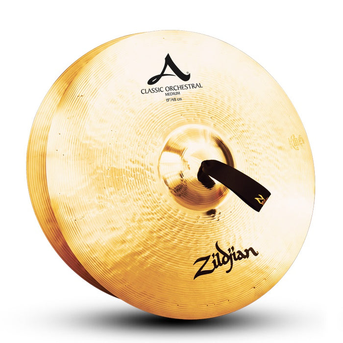 Zildjian 19" A Classic Orchestral Selection Medium Cymbals, Pair