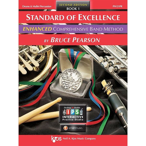 Kjos Standards of Excellence Enhanced Book for Percussion - Book 1