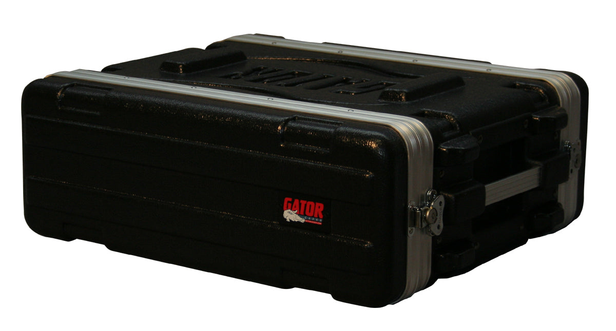 Gator Cases GR-3S Molded PE Rack Case With Front And Rear Rails 3U x 14.25" Deep